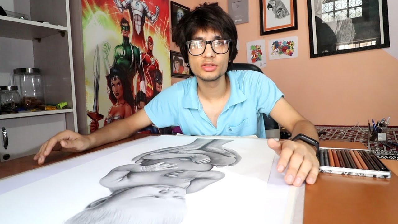 How I shade Background ? Charcoal 🔥