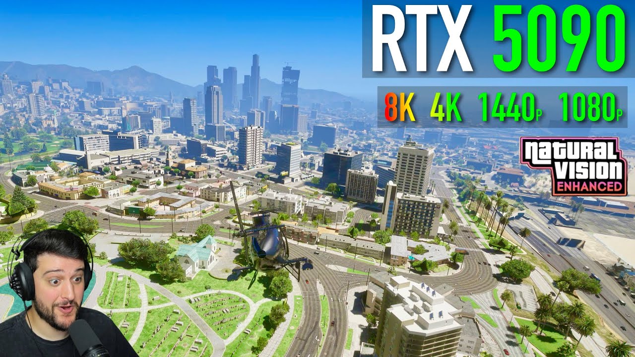 RTX 5090 - GTA 5: Natural Vision Enhanced - INSANE Graphics!!