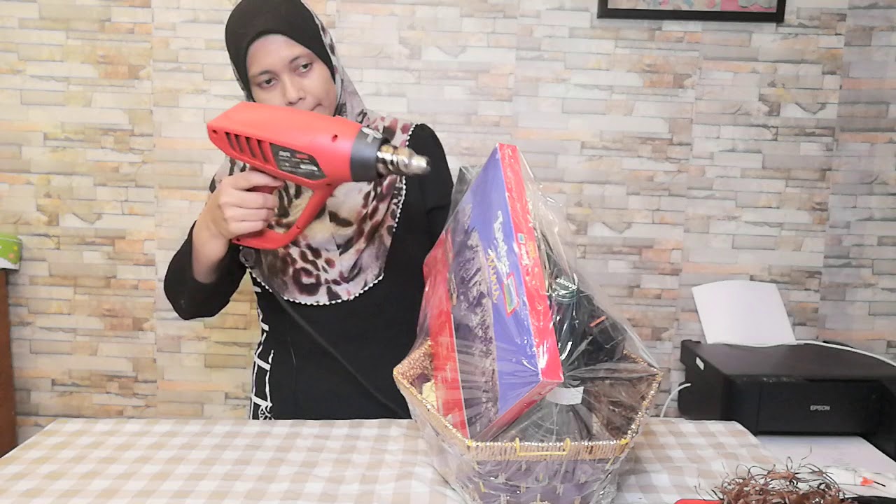 Cara wrap hamper hadiah kurang 5 minit