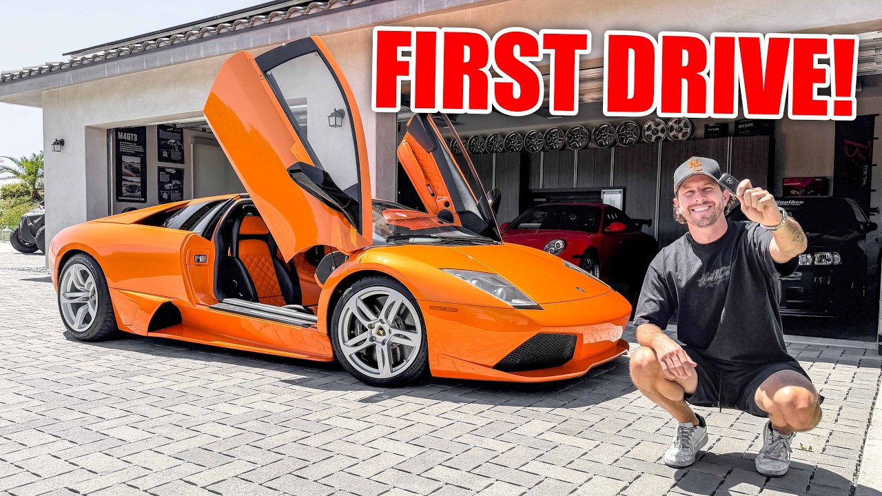 Driving Adam LZ's Lamborghini Murcielago!