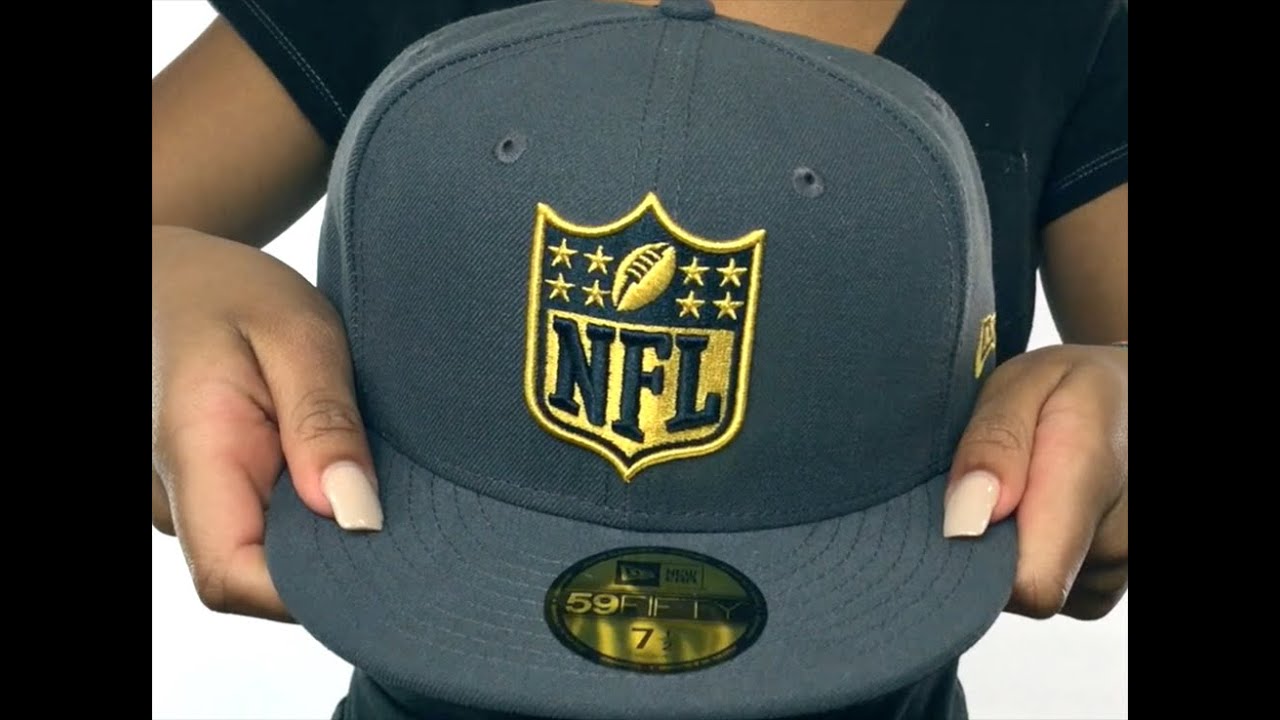 NFL 'SHIELD-LOGO' Charcoal Hat by New Era
