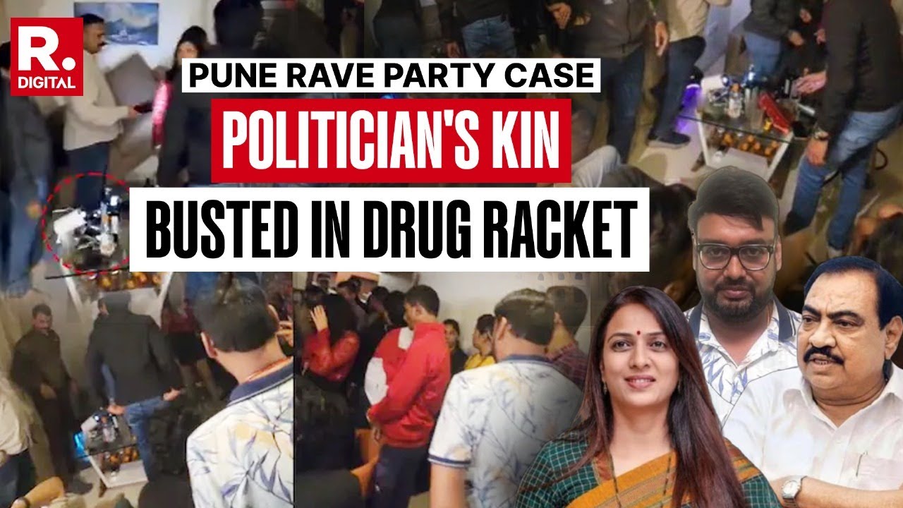 Pune Rave Party: Eknath Khadse's Son-In-Law Pranjal Khewalkar Detained In Drug Bust | Maharashtra
