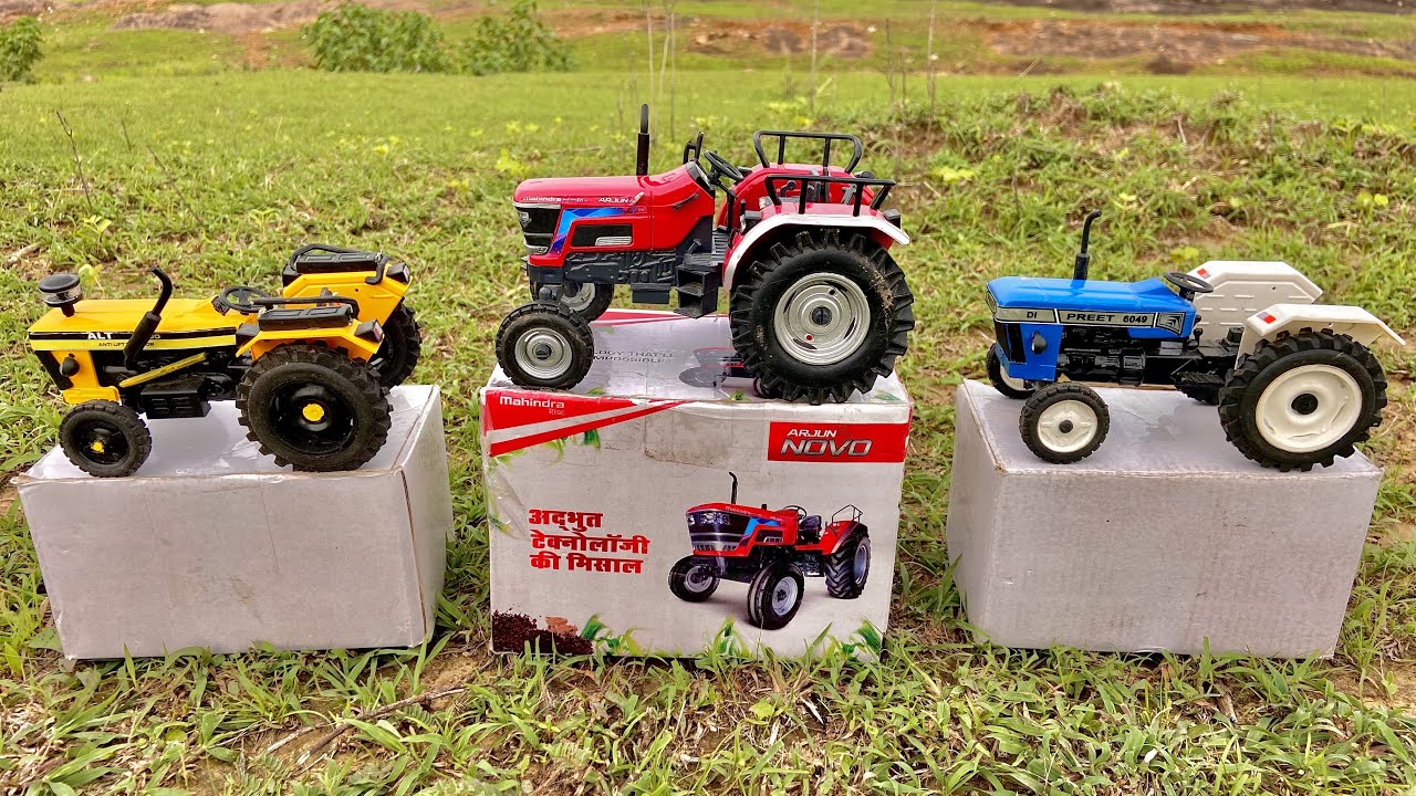 Die Tractor 🚜 Big Model Unboxing | Mahindra Novo 605 | Preet 6049 Di | Hmt 5911 | All Wheel Drive |