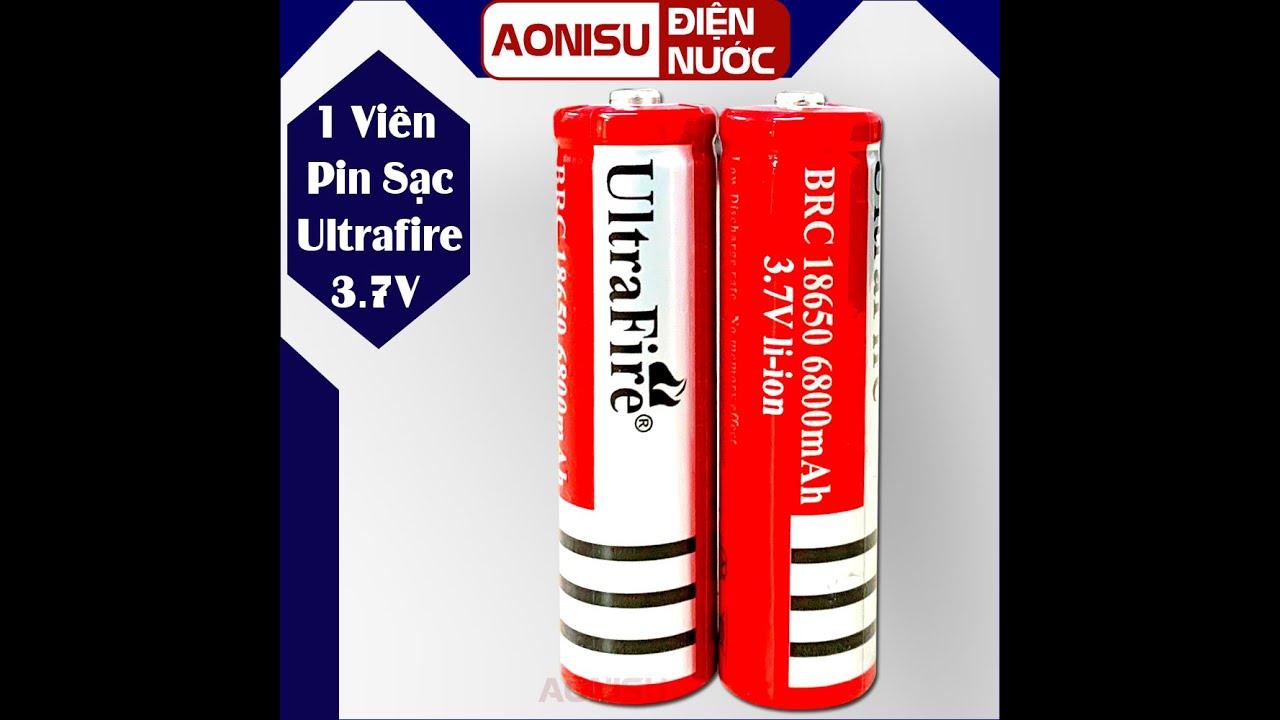 1 Viên Pin Sạc ULTRAFIRE 3.7V - 6800MAH Li-ion  - Pin 18650 3.7V AONISU