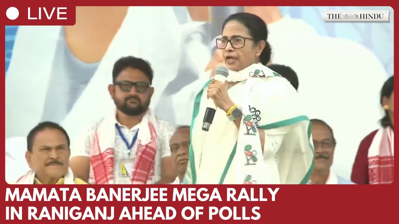 West Bengal CM addresses rally in Raniganj amid poll campaign