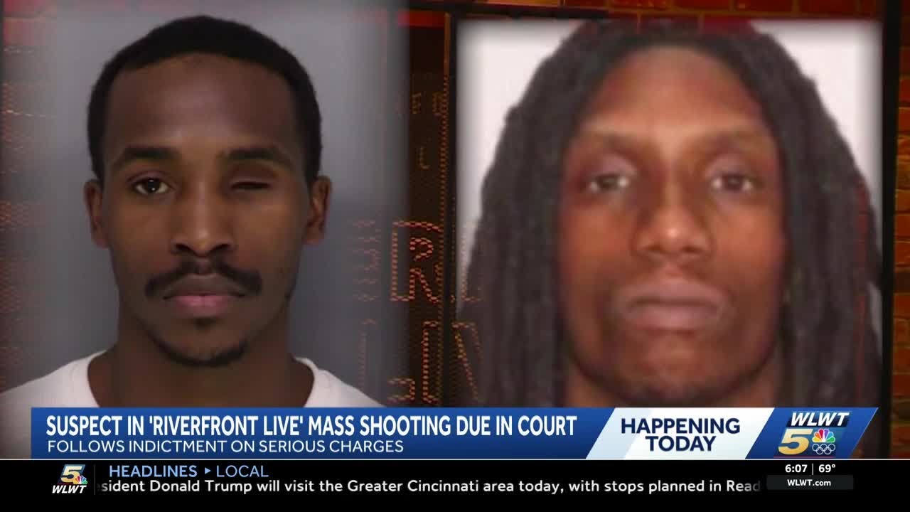 2 men indicted in Riverfront Live mass shooting suspects due in court Wednesday