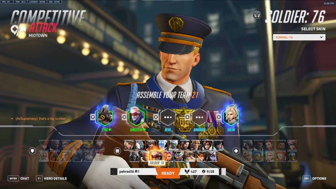 38K DMG! AIM OR GOD?! GALE + CYX! GALE SOLDIER 76 SEASON 8 TOP 500 GAMEPLAY OVERWATCH 2