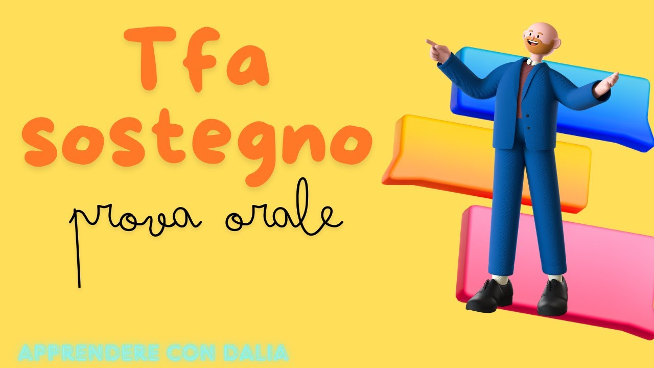 TFA sostegno- prova orale