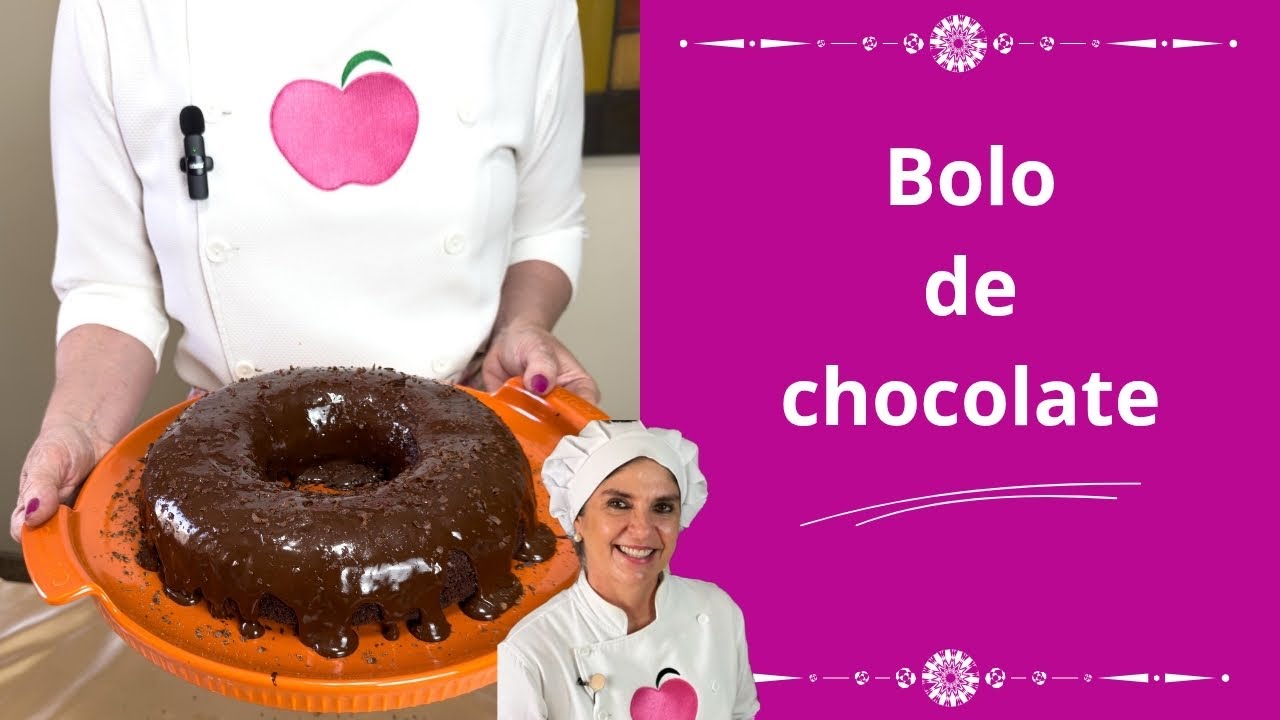 Como fazer BOLO DE CHOCOLATE sem batedeira / Pr&aacute;tico e delicioso / Lilian Chef