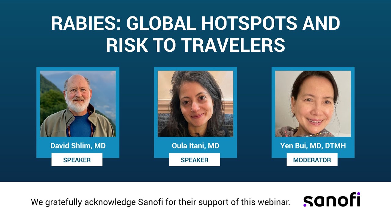 [Webinar] Rabies: Global Hotspots and Risk to Travelers