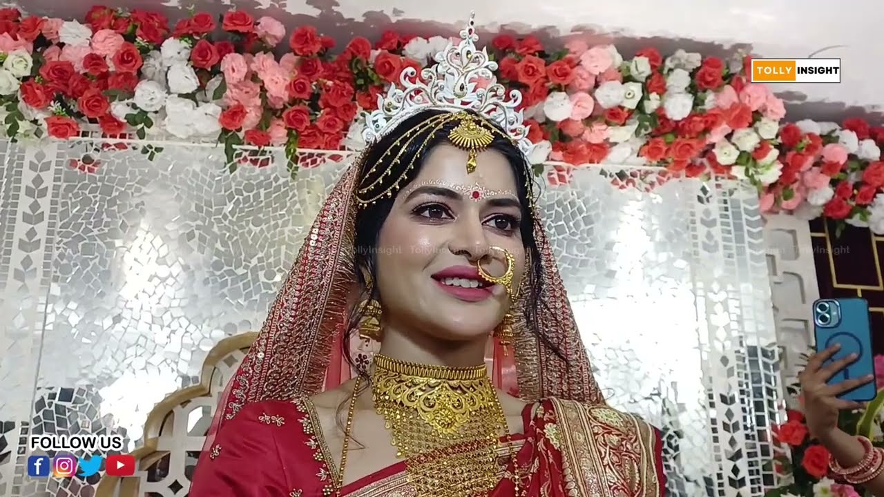 বিয়ের পিঁড়িতে মধুমিতা সরকার | Madhumita Sarcar | Debmalya | Wedding | Bhole Baba Paar Karega