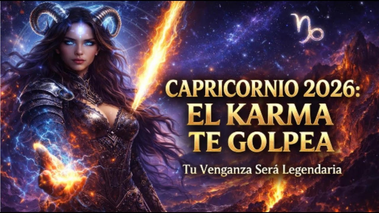 🔹 CAPRICORNIO 2026 El Karma Te Golpea Donde Más Duele 💥 Tu Venganza Será Legendaria