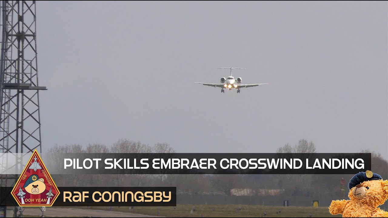ПЛАВНЫЕ НАВЫКИ ПИЛОТА EMBRAER ERJ-145 BAe SYSTEMS ПРИ ПОСАДКЕ ПРИ НЕБОЛЬШОМ БОКОВОМ ВЕТРЕ • БАЗА ...