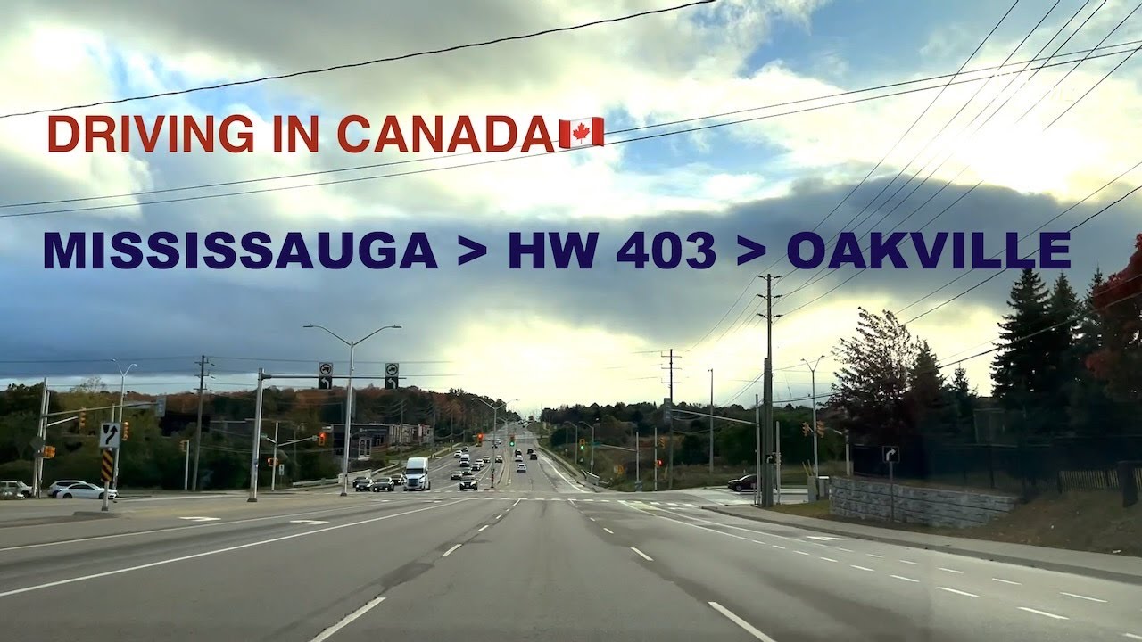 🇨🇦 Driving in Canada - Mississauga to Oakville - HDR - 5.1 Surround Sound*