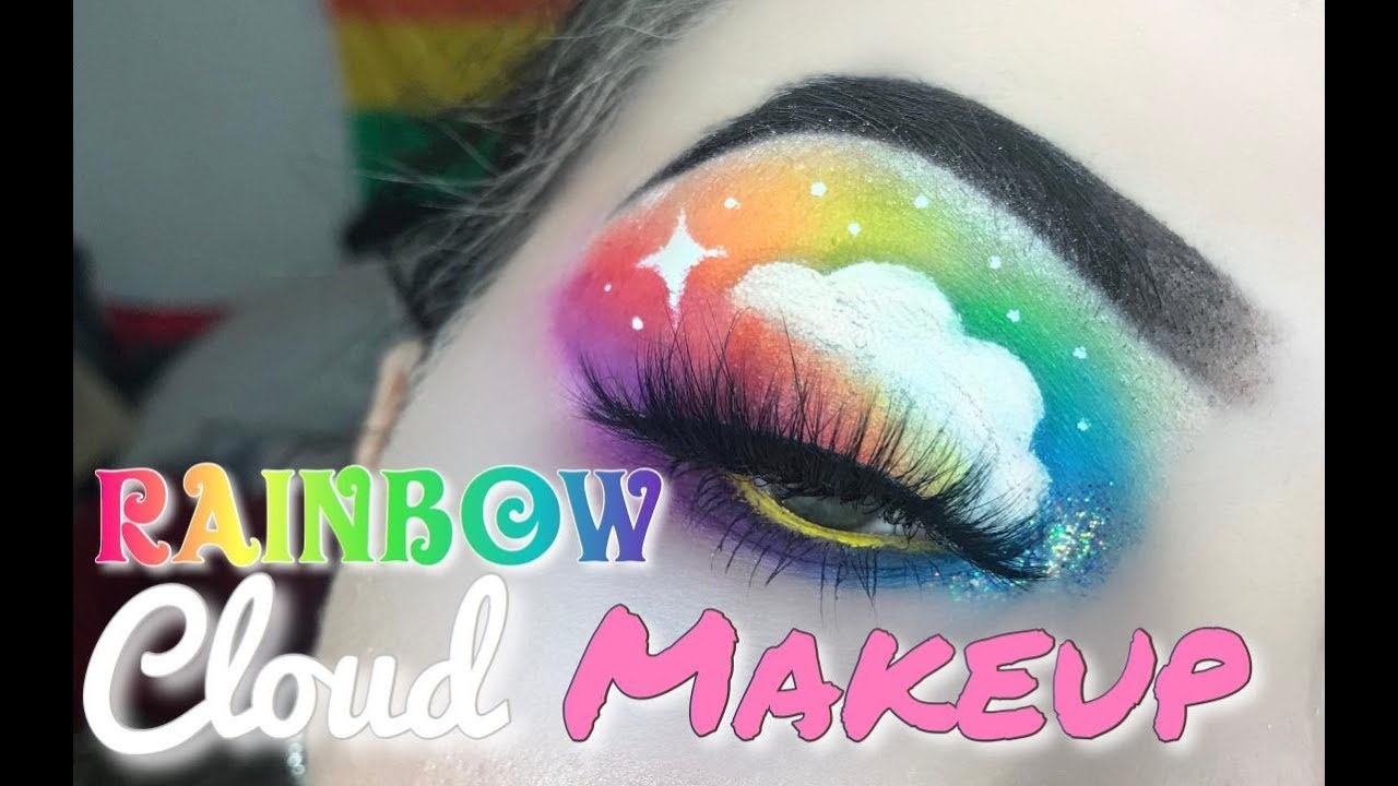 Rainbow Cloud Makeup!