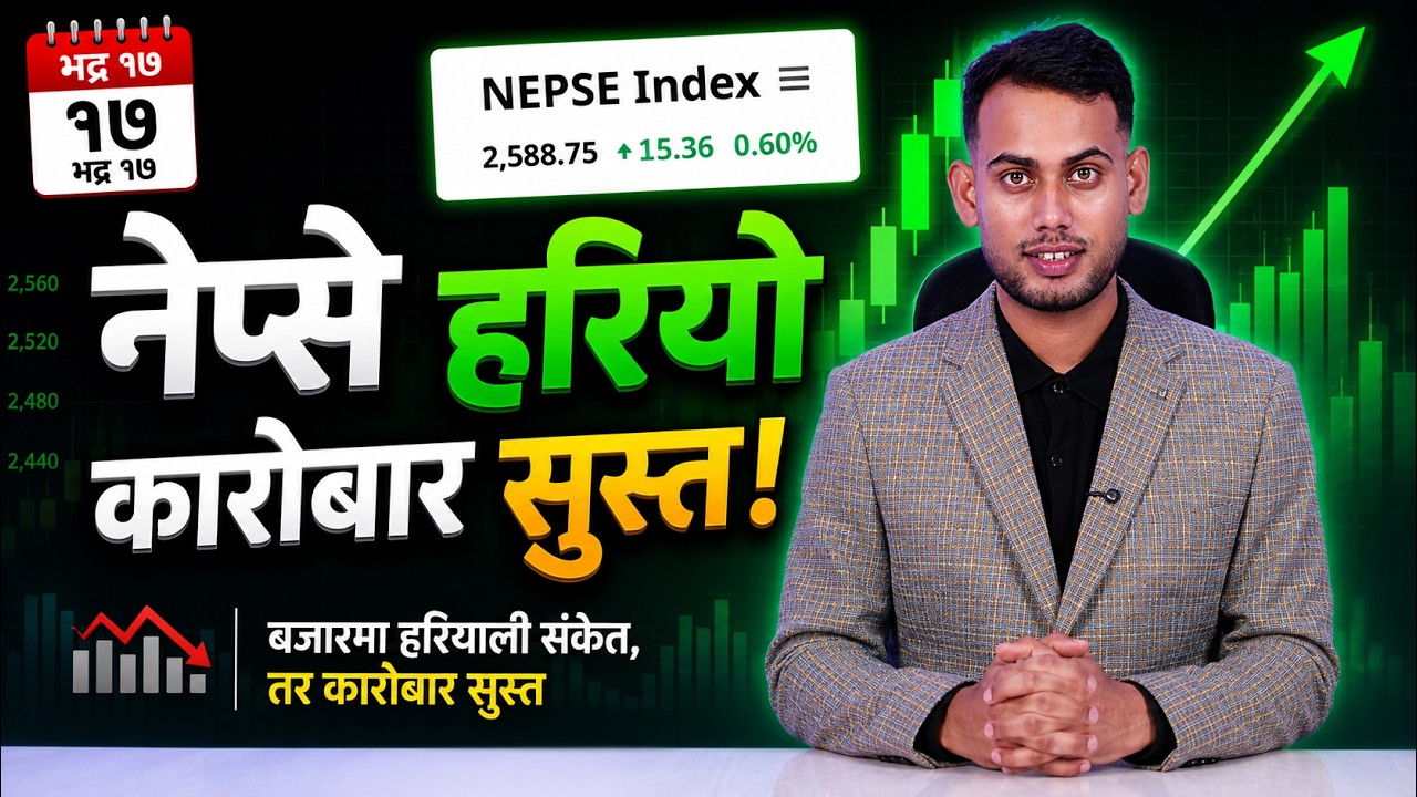 September 2 Nepse Daily Update by Prazol Bhandari/Nepali Share News