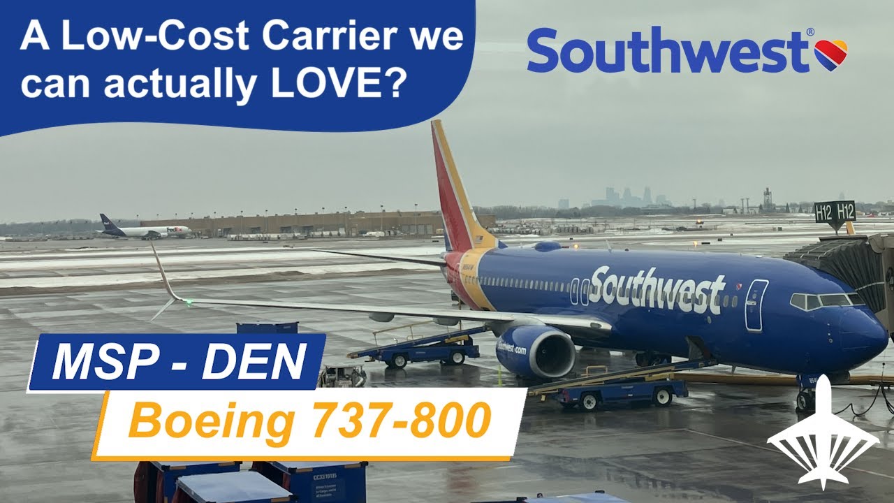 TRIP REPORT | Southwest Airlines WN259 | Minneapolis - Denver | B737-800 | N8541W | Economy