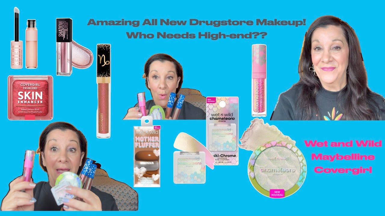 Incredible New Drugstore Makeup! Rivals High-end #wetandwildcosmetics #maybelline #covergirl