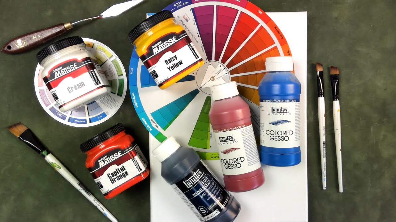 What is Colored Gesso and Why Use It ? A Ginger Snap Lesson