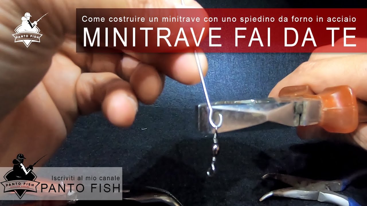 Minitrave con spiedino - Come costruirlo da uno spiedino da forno in acciaio inox