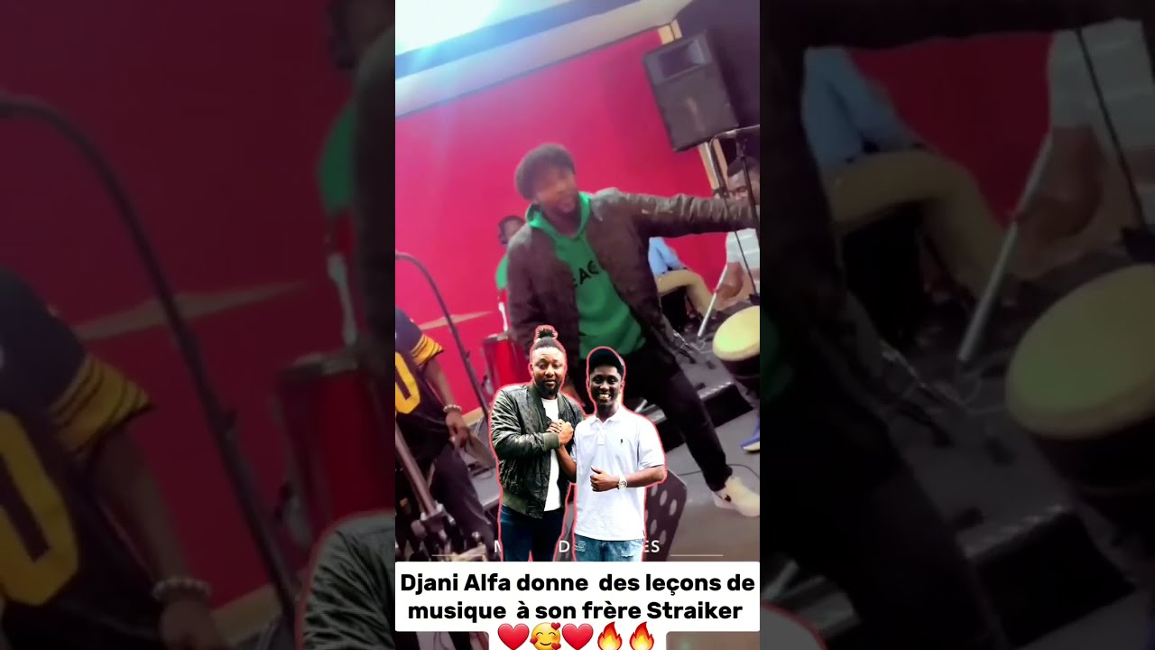 DJANII ALFA DONNE DES LEÇONS DE MUSIQUE À SON FRÈRE STRAIKER POUR LE CONCERT AUDACE