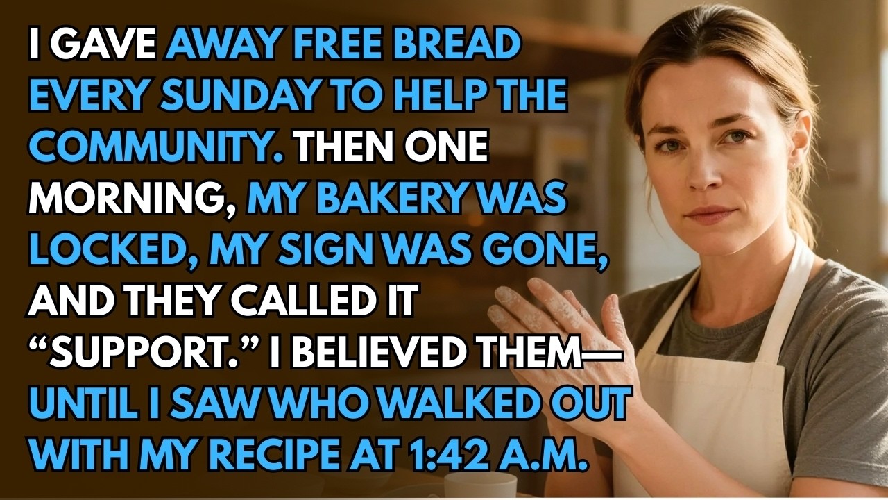They Used “Community Help” to Take My Bakery… Until I Saw Who Stole My Recipe