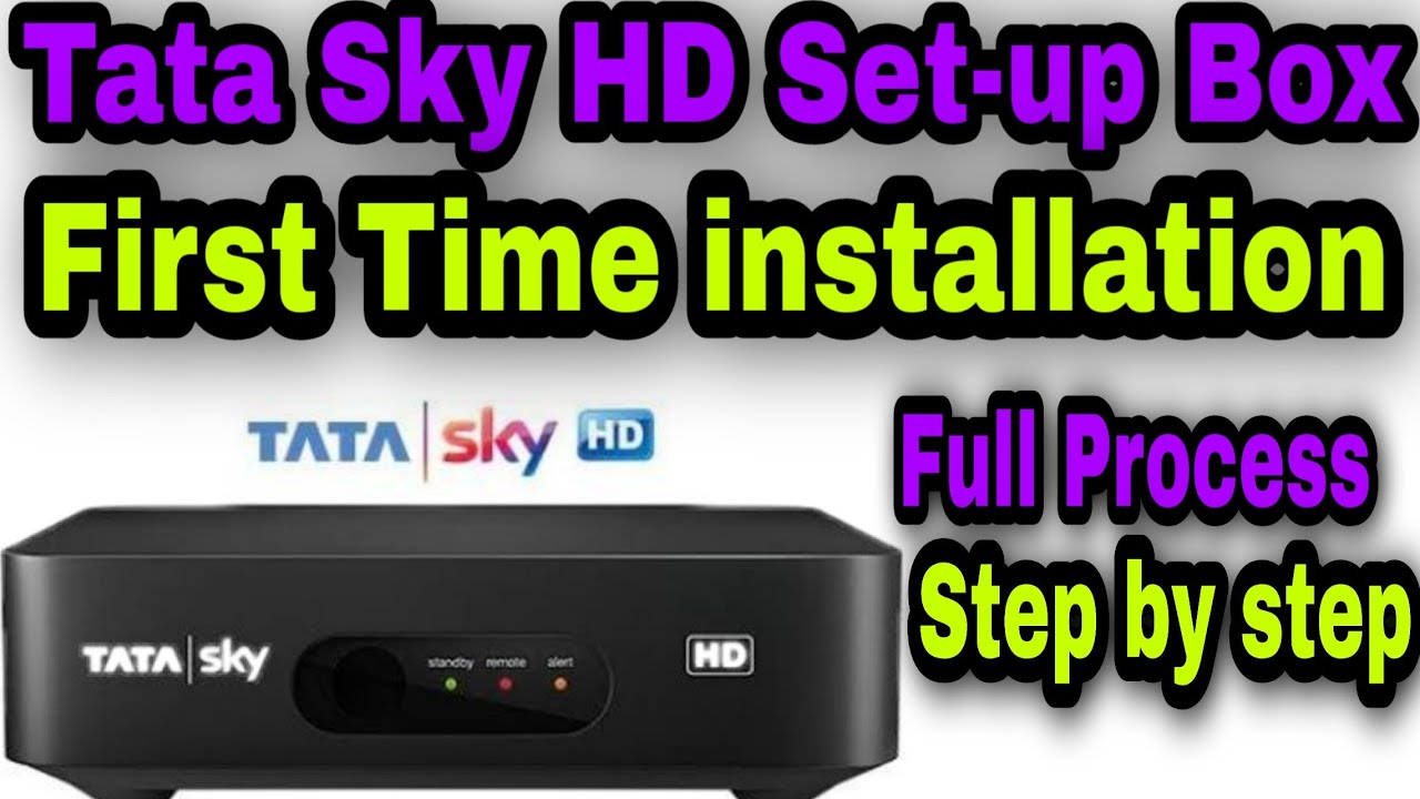 Tata Sky HD Set-up Box First Time installtion 2021
