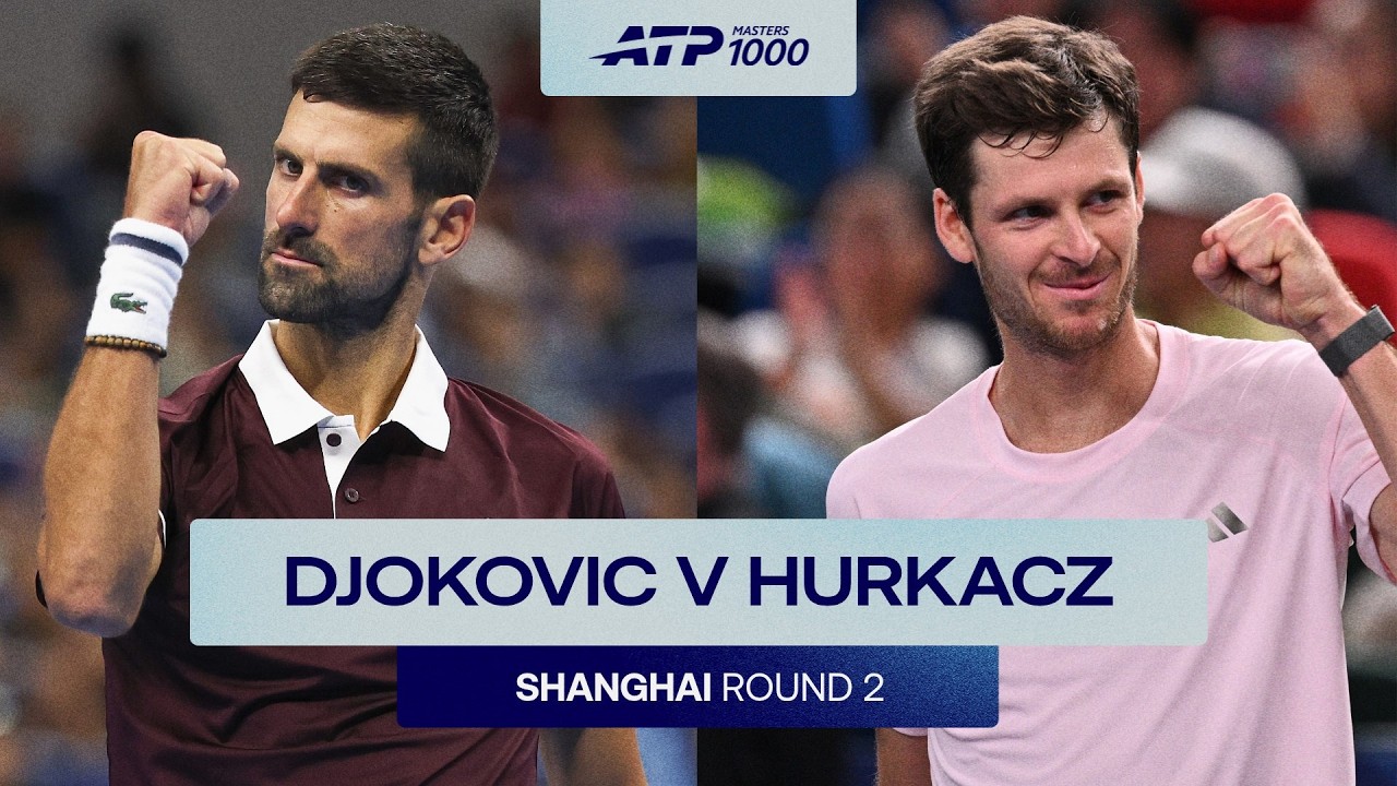 Novak Djokovic vs Hubert Hurkacz Highlights | Shanghai 2026 Round 2