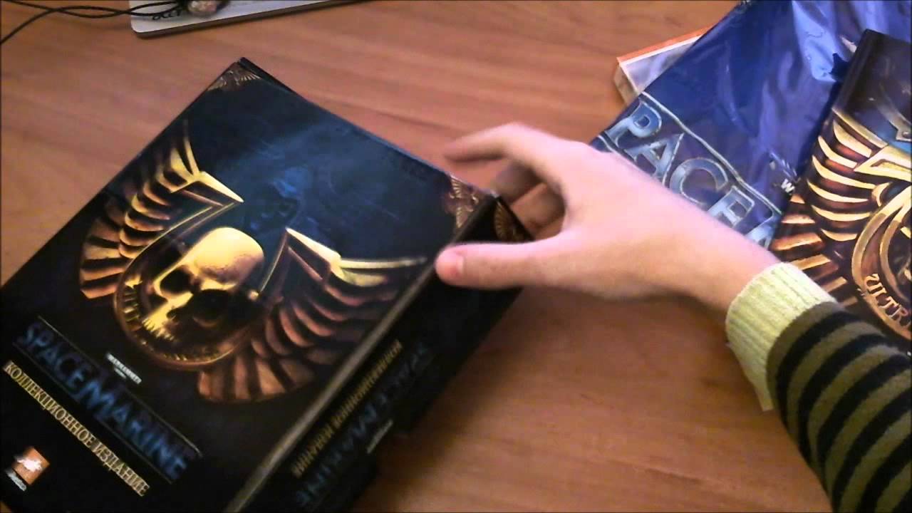 Unbox русского коллекционного издания Warhammer 40000 space marine
