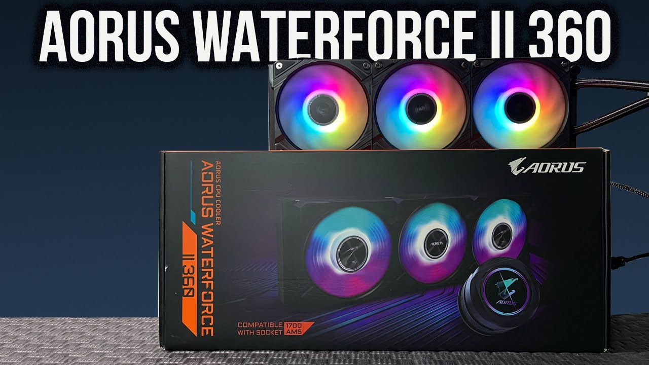 how to install AORUS WATERFORCE II 360  Liquid Cooler