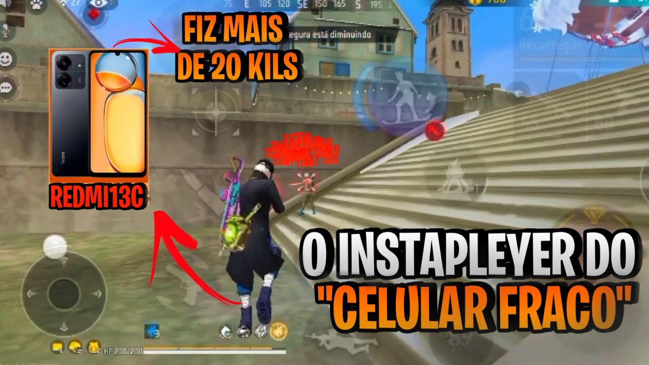 JOGUEI EM MAXIMA POTÊNCIA NO SOLO VS SQUAD!!FIZ MAIS DE 20 KILS E QUEBREI MEU RECORD!! RANQUEADA!!