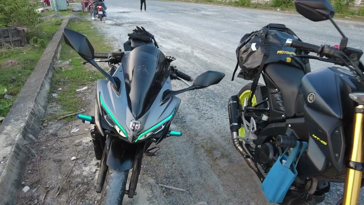 Cầu Cần Thơ CBR150R với MT15