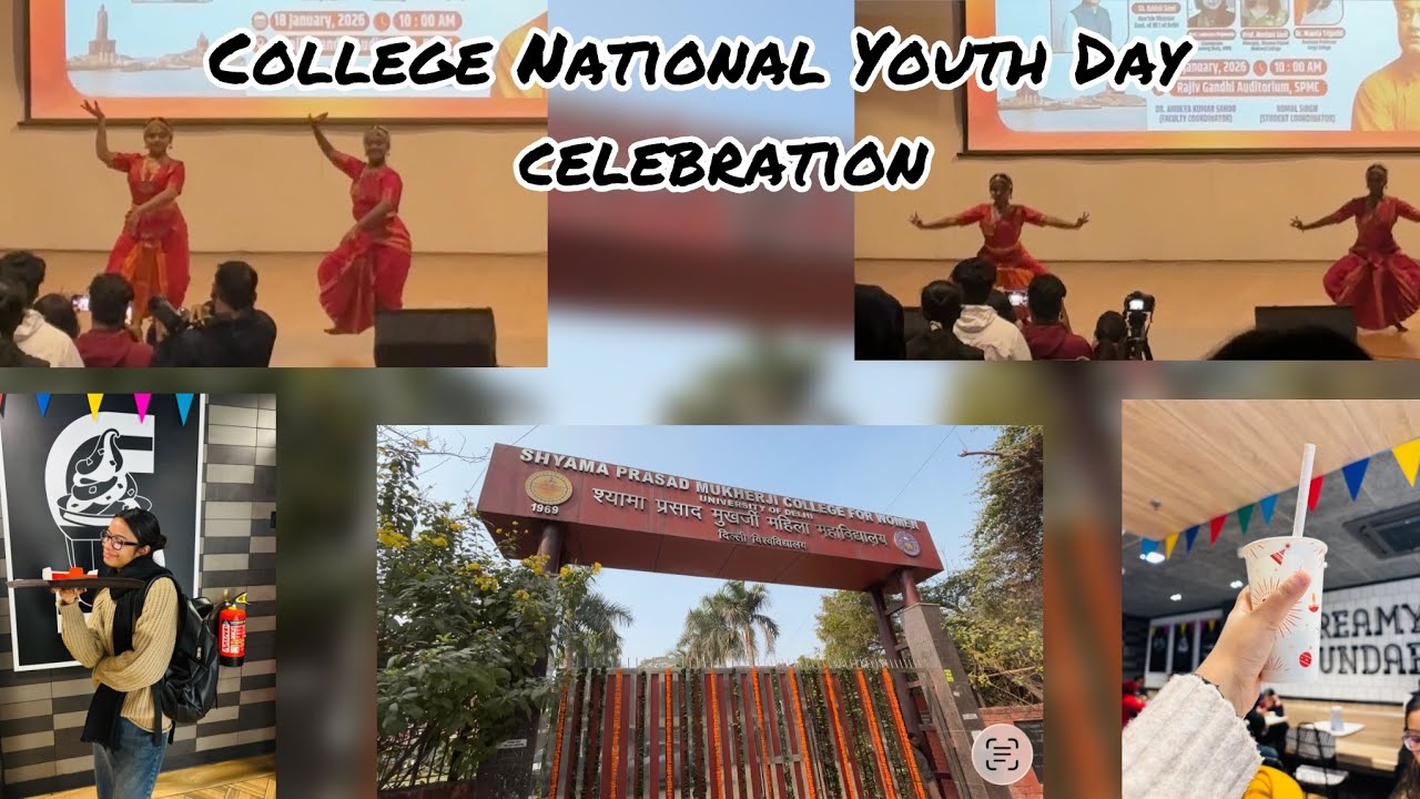 College National Youth Day celebration 🎉 || ￼college || @heyitsprernaa || #youtube #fullvlog #vlog 