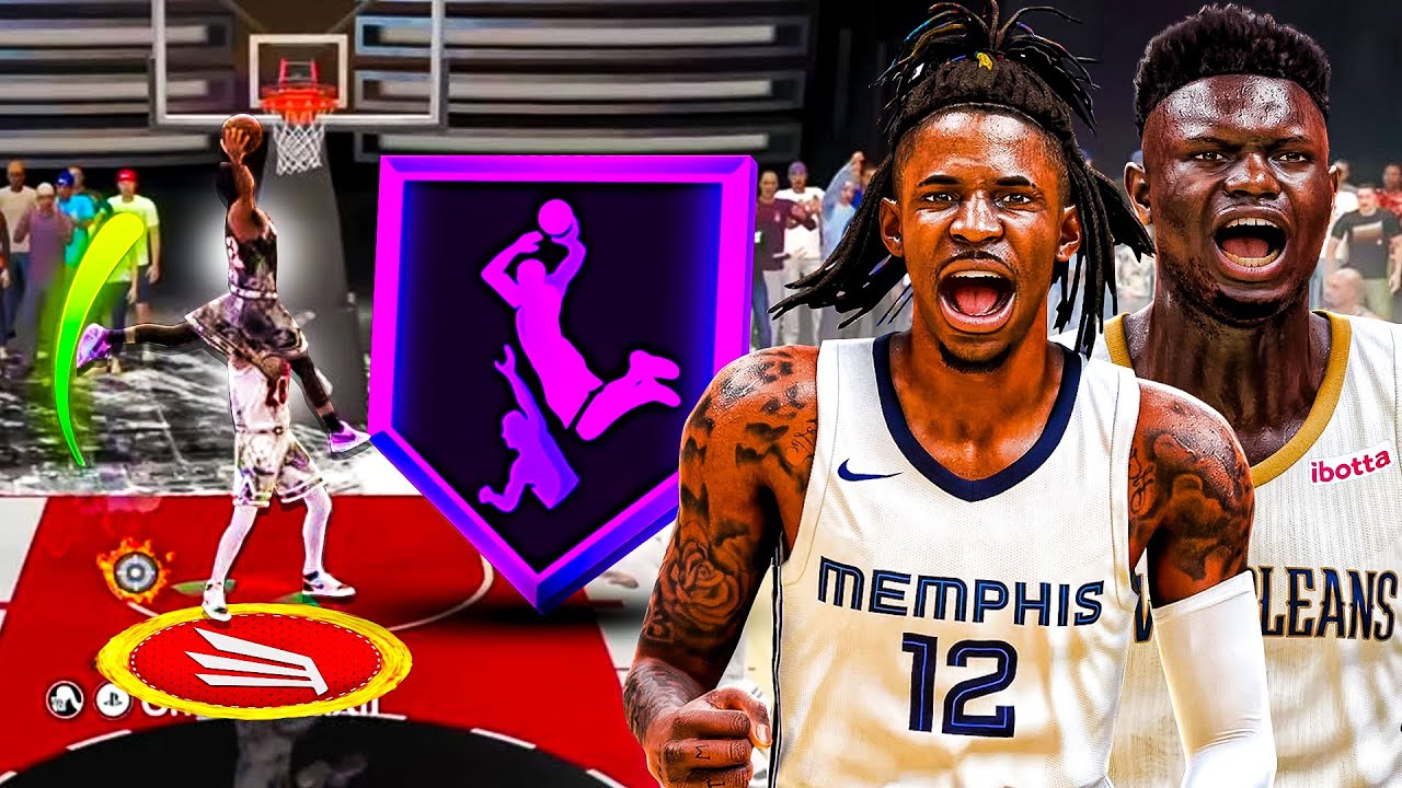 JA MORANT & ZION WILLIAMSON BUILD has REC PLAYERS TERRIFIED in NBA 2K24! BEST SLASHER BUILD