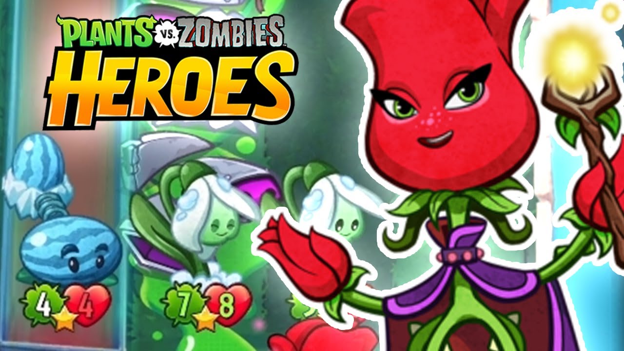 CONGELANDO A TODOS CON ROSA - Plants Vs Zombies: Heroes