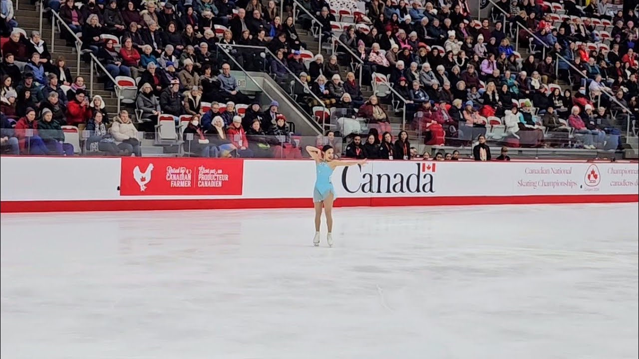 Madeline Schizas 2024 Canadian FS Nationals FP 🥈 fancam
