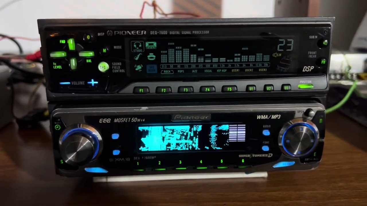 Pioneer DEQ-7600 Digital Signal Processor & DEH-P7600MP CD Player