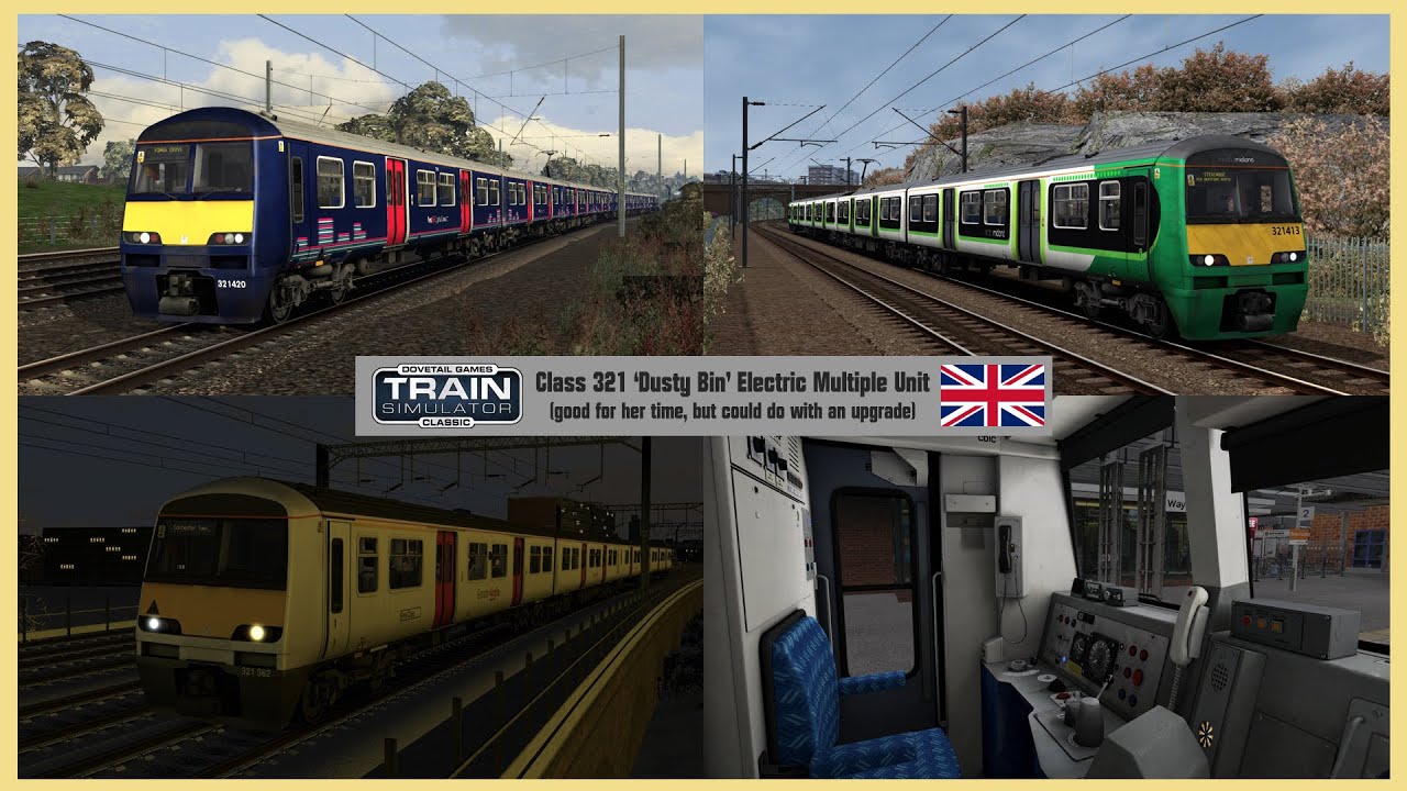 Class 321 EMU review ~ Train Simulator