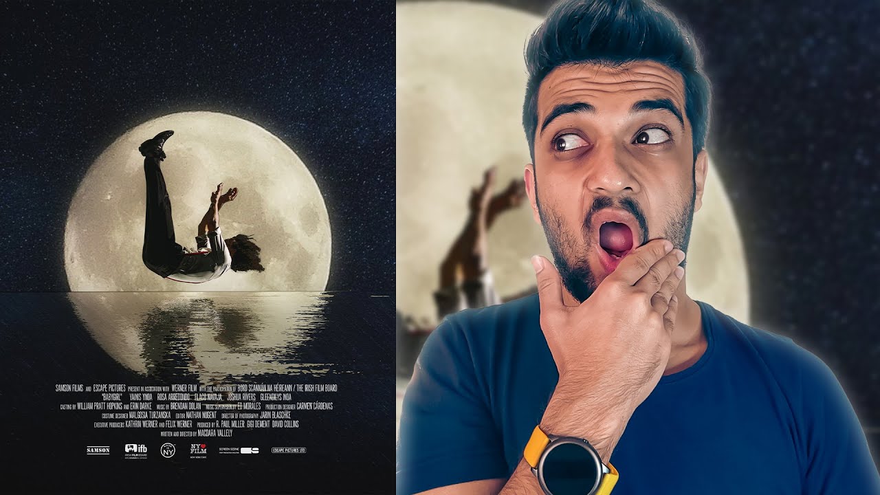 آموزش فتومنتاژ حرفه ای و ساده 😍💙 طراحی پوستر سینمایی با فتوشاپ
