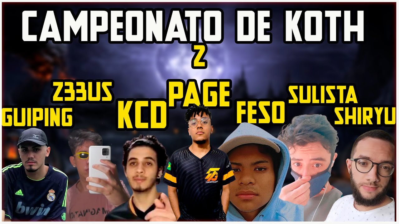 CAMPEONATO QUE NÃO PODE REPETIR PERSONAGEM!!!