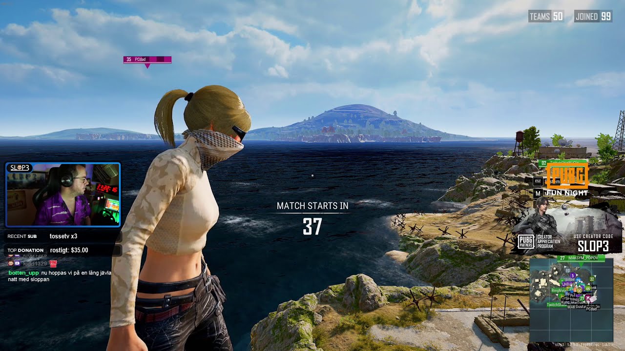 Stream 21/11 2020 -  (2/3) - PUBG Fun Night #111