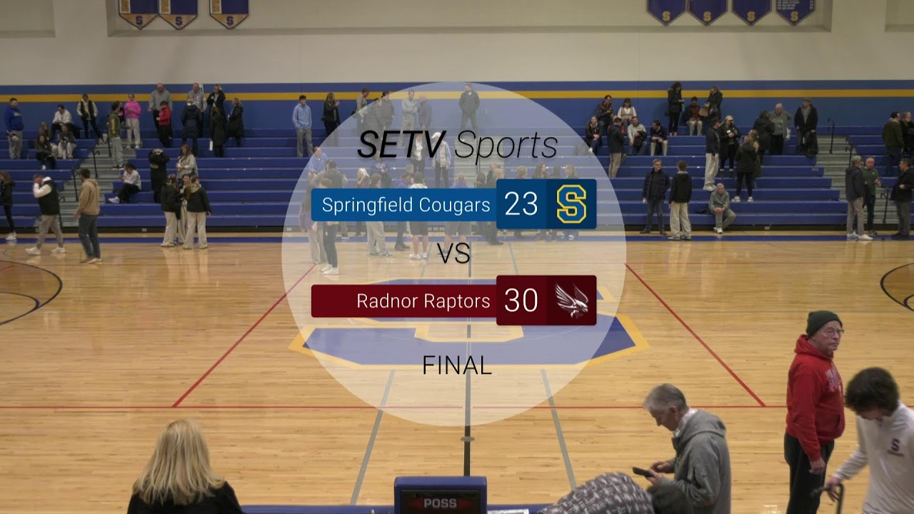 Springfield High School Girls Varsity Basketball vs Radnor