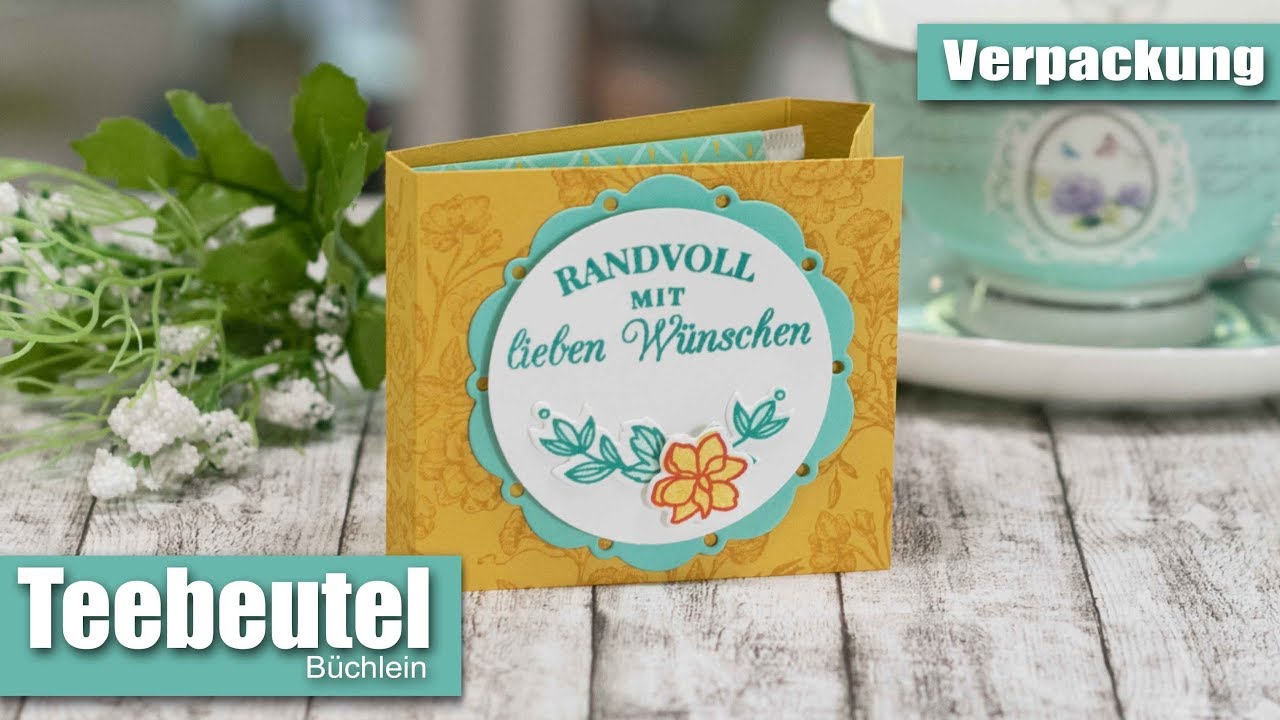 Teebeutel-Büchlein | Produktreihe Teestube | Verpackung | Stampin' Up!
