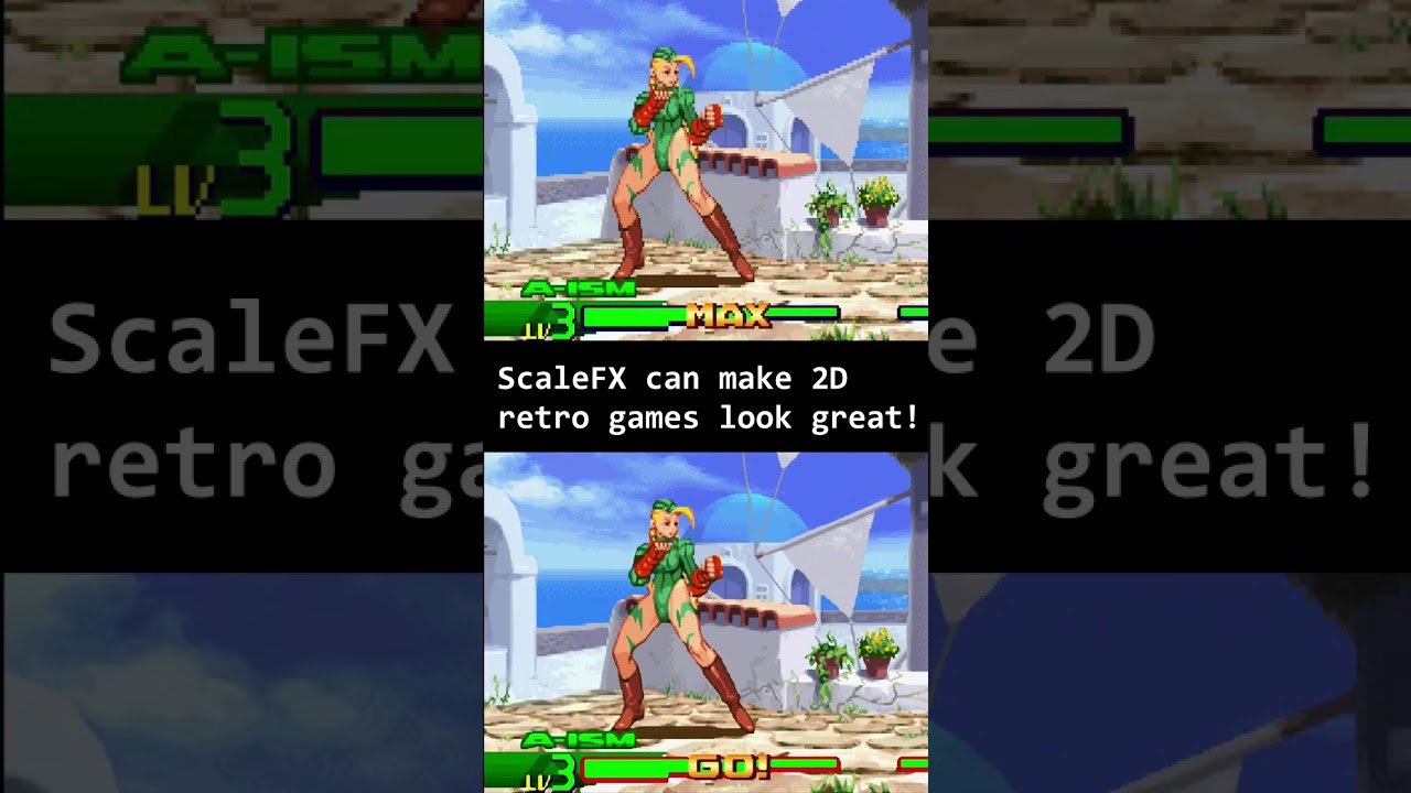 ScaleFX может сделать 2D-ретро-игры потрясающими! #шорты #эмуляция #ретро-игры