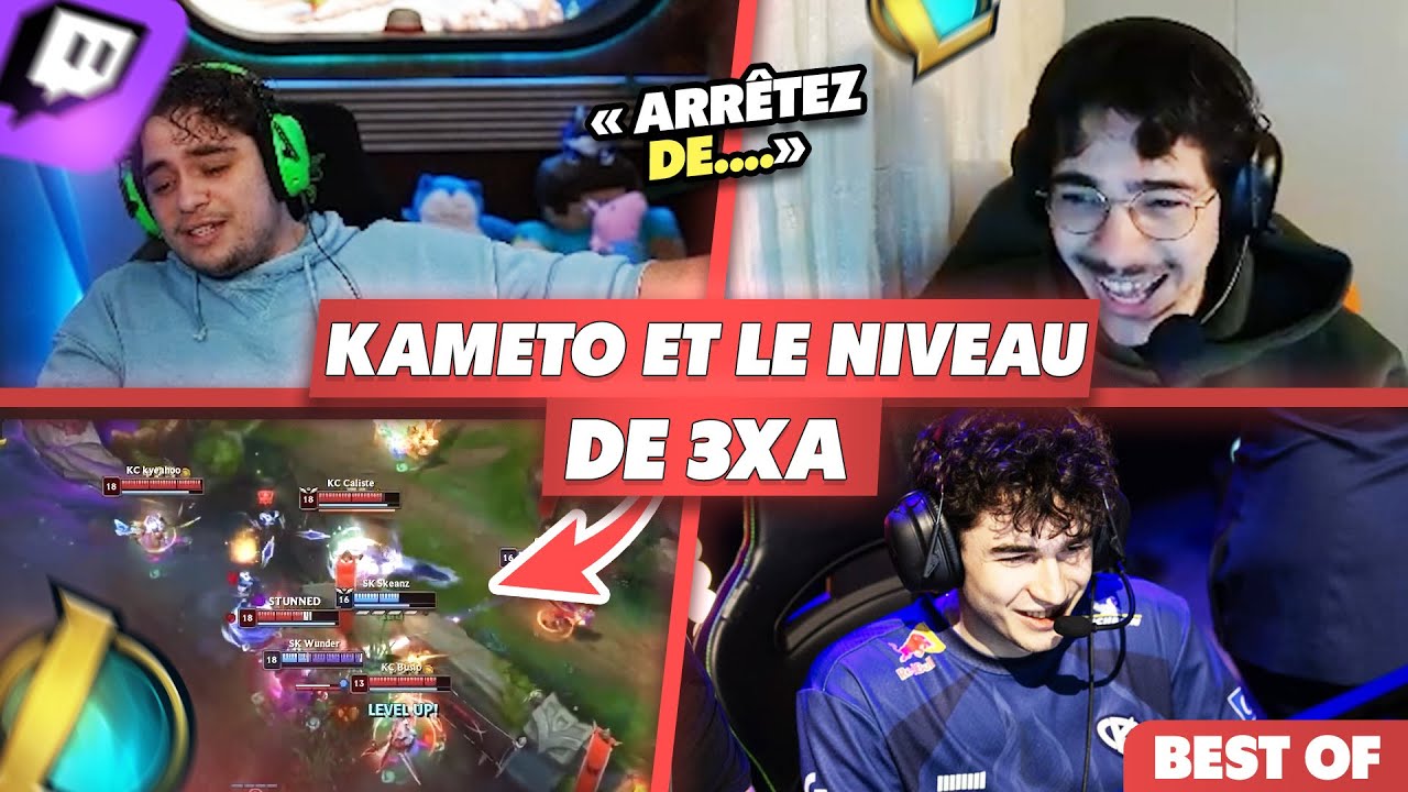 KAMETO PARLE DU RÉEL NIVEAU D'3XA - Best Of LoL #1276 Réactions