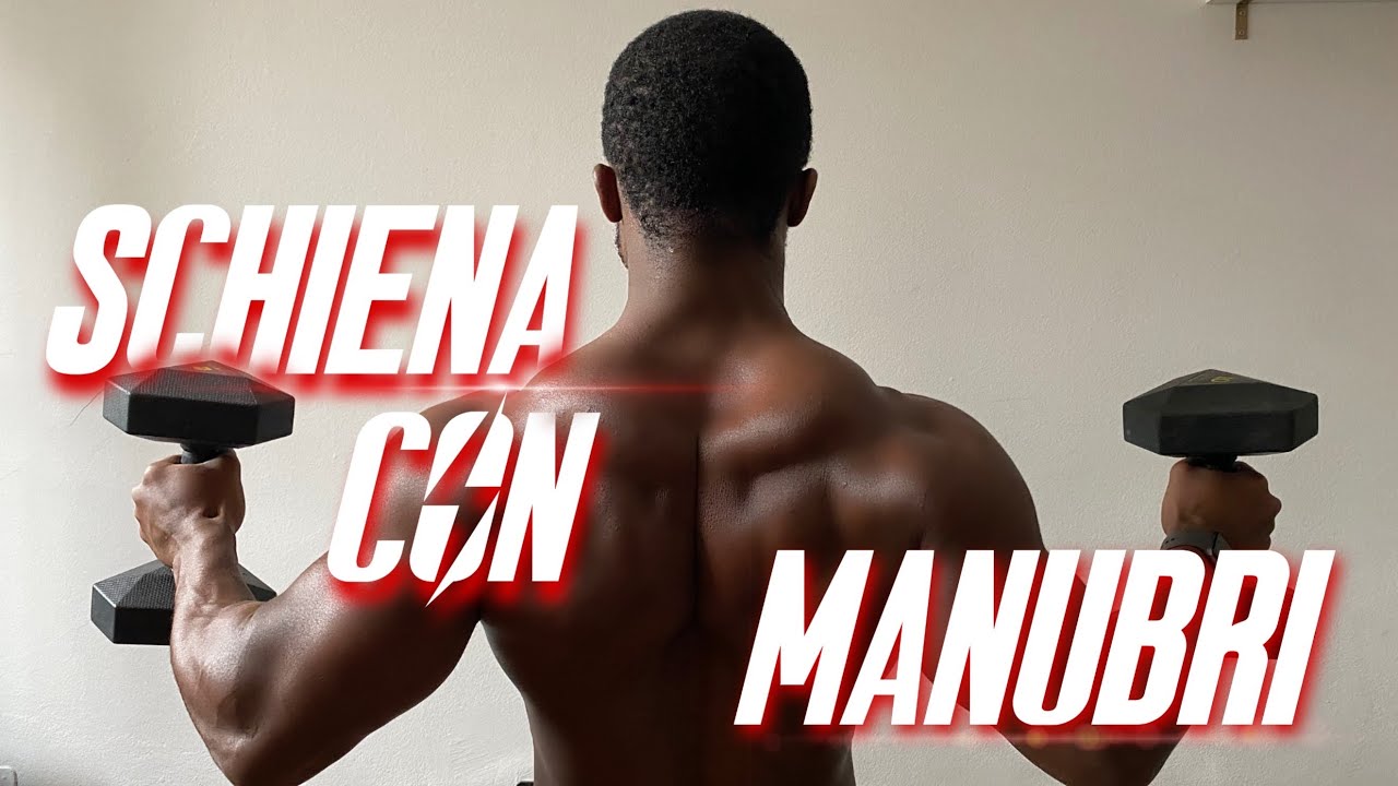 SCHIENA CON MANUBRI // SENZA PANCA