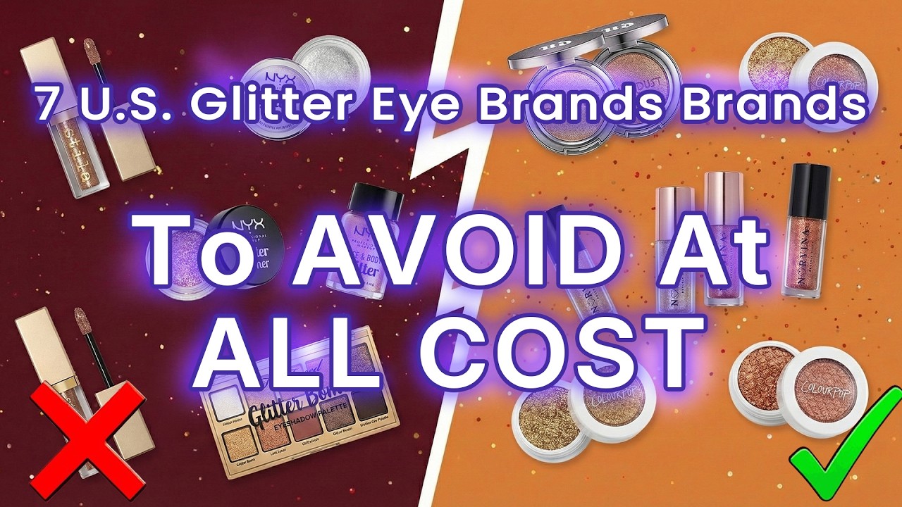 7 U.S. Glitter Eye Brands With Sharp Plastics To NEVER Use (And 3 Biodegradable Choices)