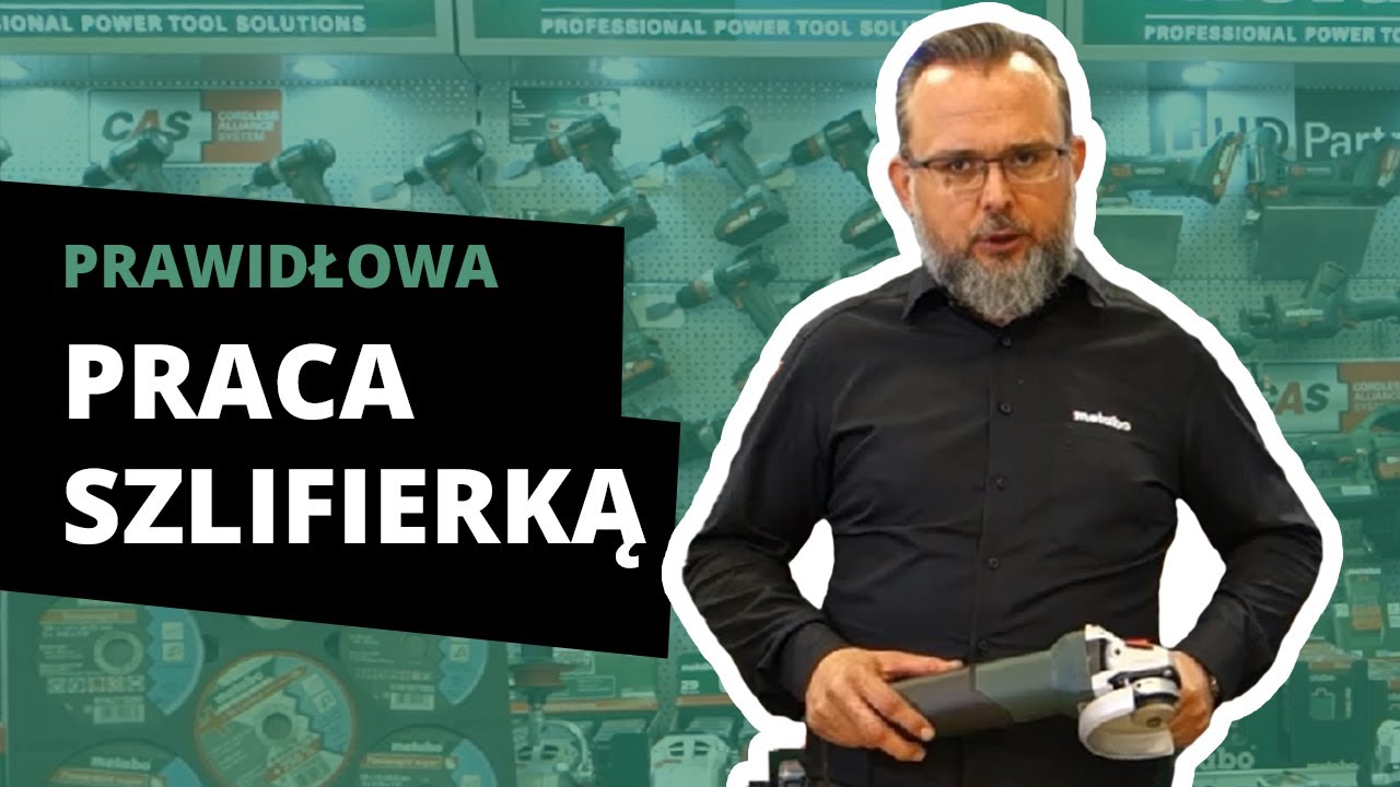 Pracuj prawidłowo i bezpiecznie szlifierką kątową Metabo.