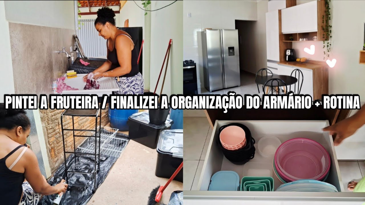 Rotina Do meu dia || FINALIZEI a Organização do Armário novo + vamos doar o Antigo 