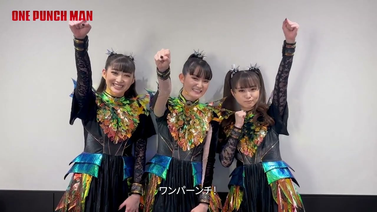 Babymetal performs the Opening Song for One Punch Man - Season 3 !!!